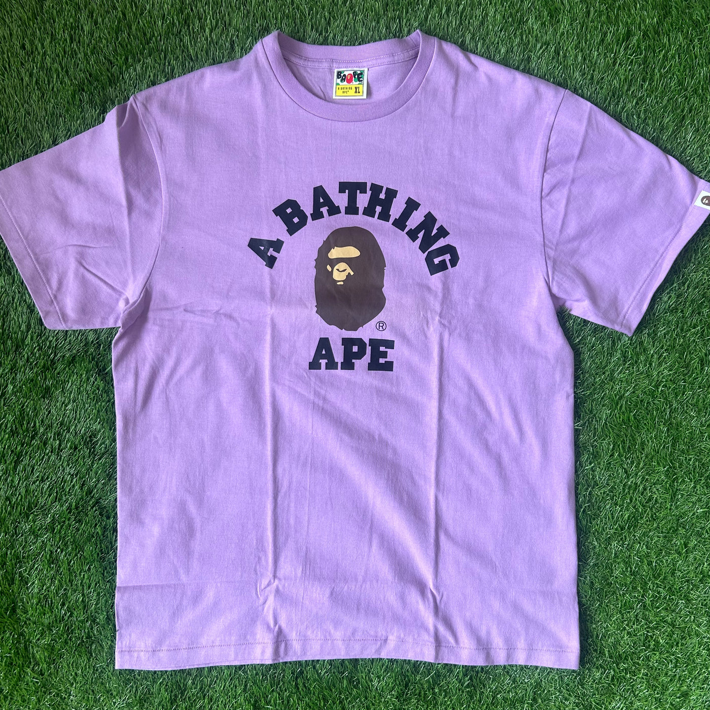 Bape Pigment College Logo Tee