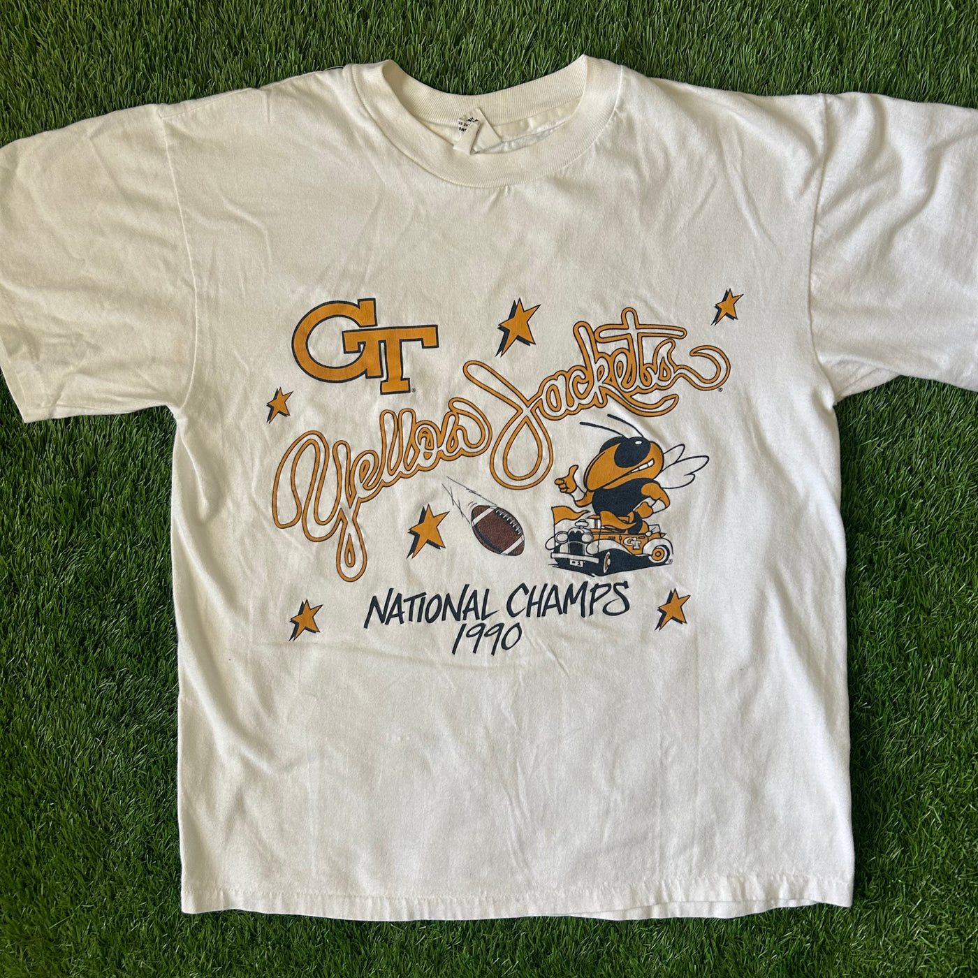 Vintage Georgia Tech 1990 National Champs Tee