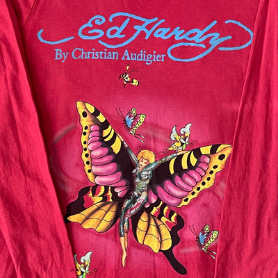 Women’s Ed Hardy Butterfly Longsleeve Tee