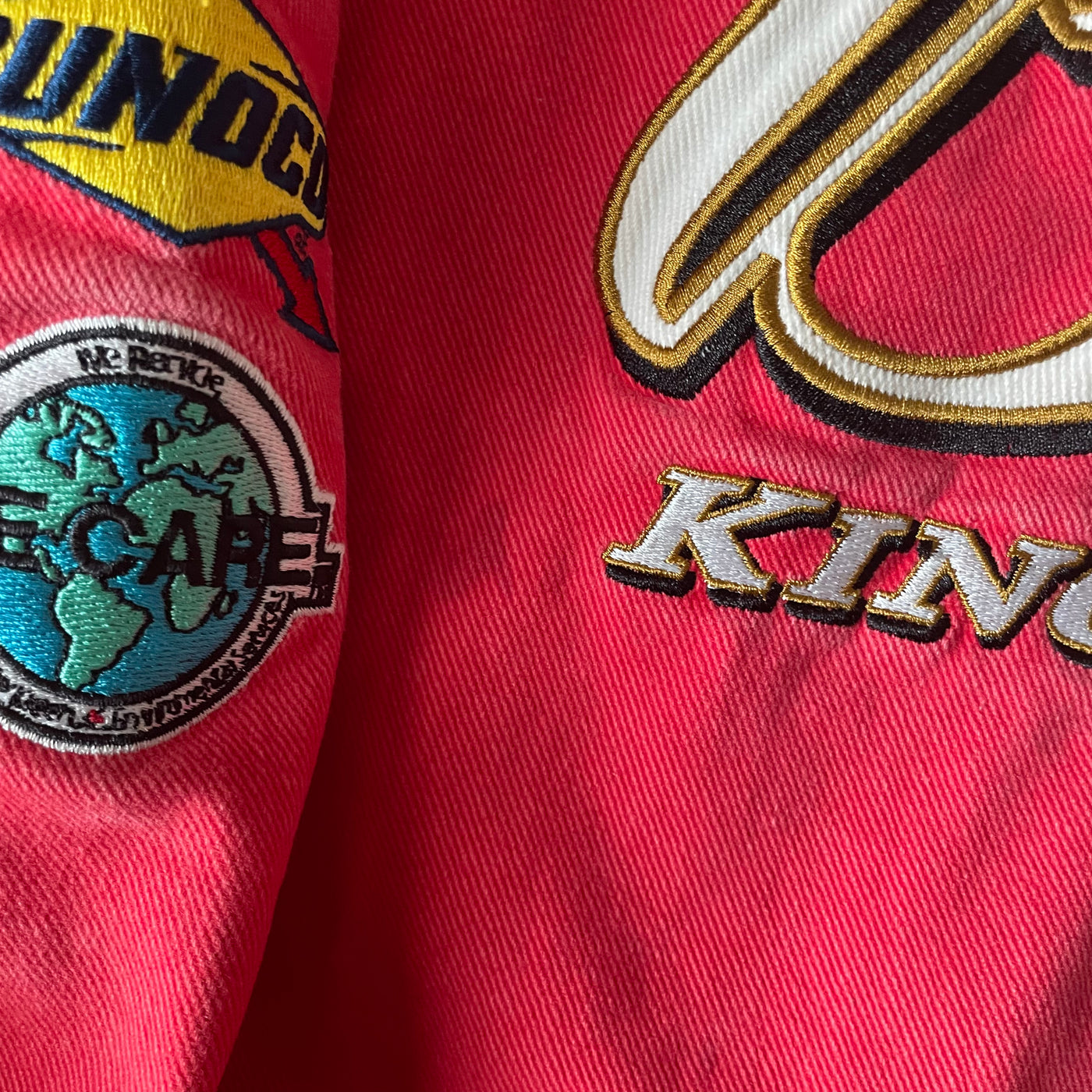 Vintage Budweiser King of Beers Washed Race Jacket