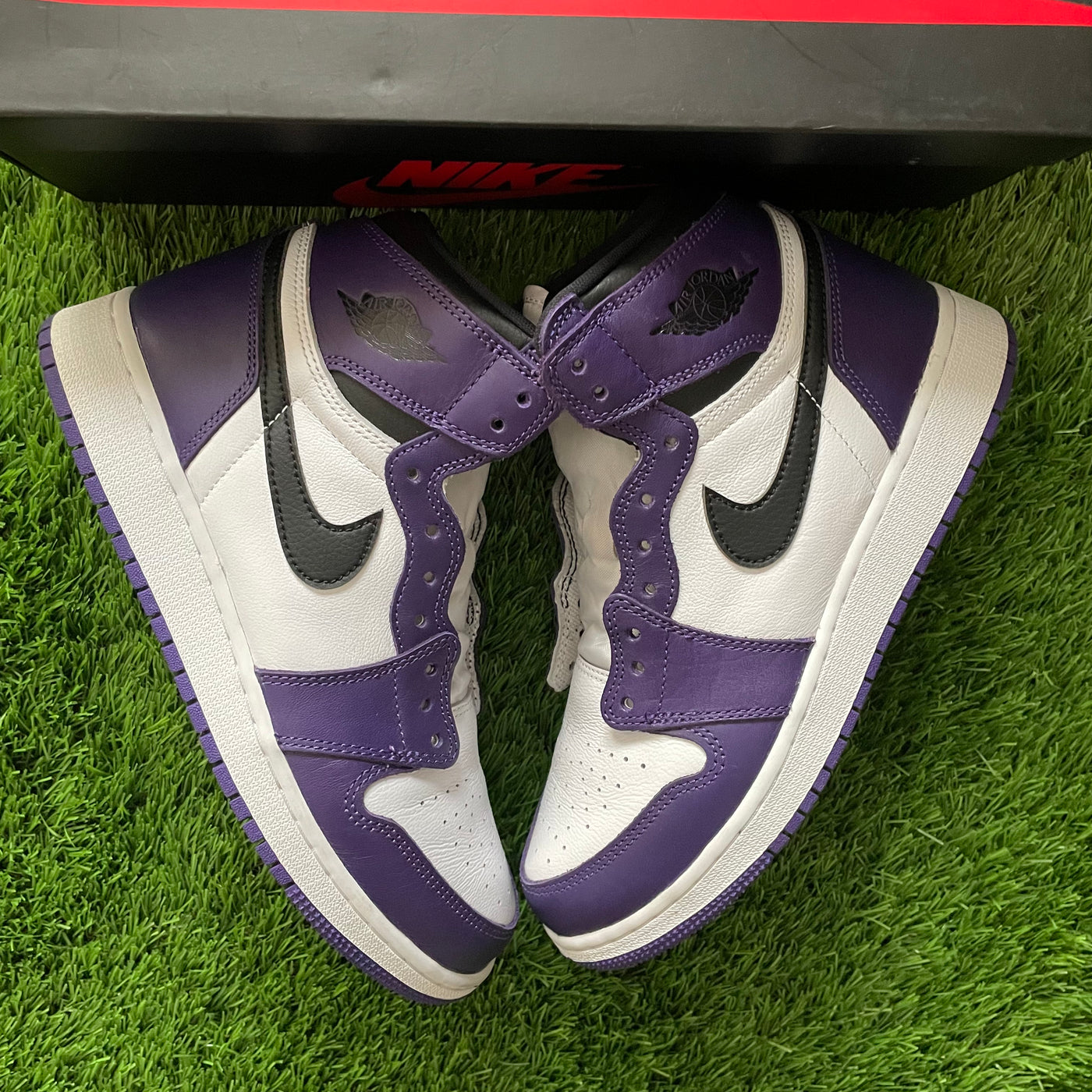 Air Jordan Court Purple 1’s