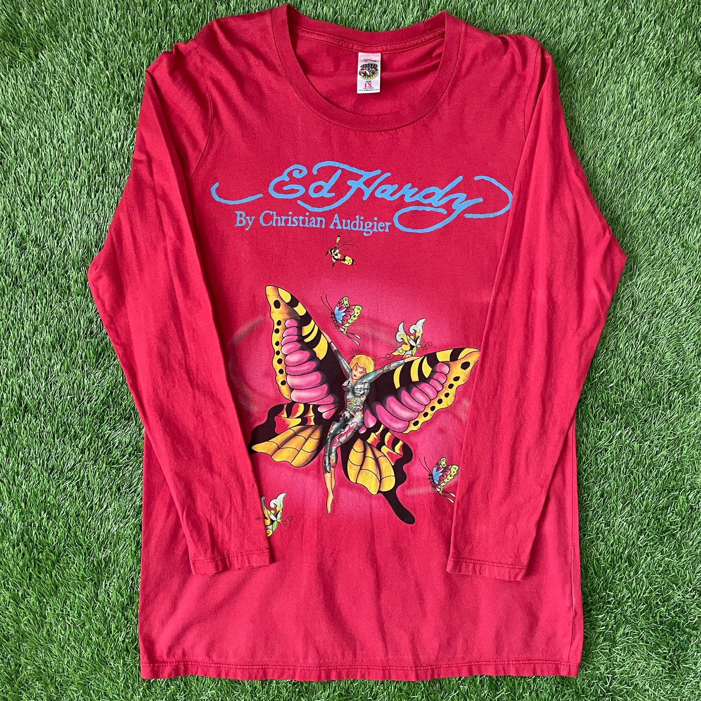 Women’s Ed Hardy Butterfly Longsleeve Tee